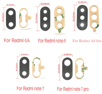 1 sztuk dla Xiaomi Redmi 5A/6A / 6 / 6pro Mi A2 Lite/uwaga 5 6 7 7pro/note8 8T pro nowy tylny aparat szklany obiektyw pokrywa naprawa części 5